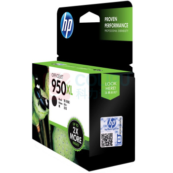 惠普 HP 大容量墨盒 CN045AA 950XL 2300页 (黑色)