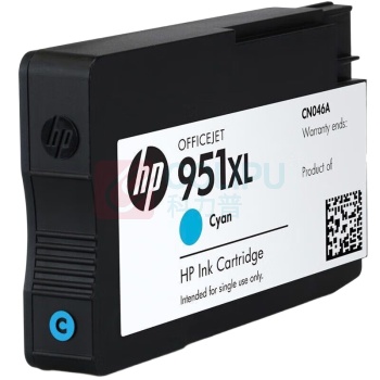 惠普 HP 大容量墨盒 CN046AA 951XL 1500页 (青色)