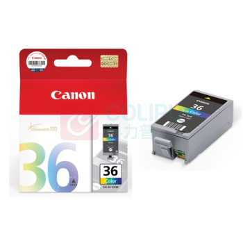 佳能 CANON 墨盒 CLI-36 102页 (彩色) 适用于IP110/IP100/TR150