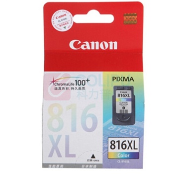 佳能 CANON 大容量墨盒 CL-816XL 打印量349页 (彩色)