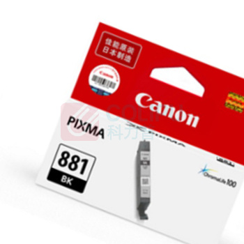 佳能 CANON 墨盒 CLI-881 BK 750页 (黑色)