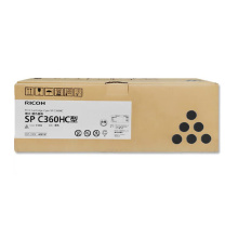 理光 RICOH 墨粉盒 SP C360HC (黑色) 适用于SP C360DNw/C360SFNw