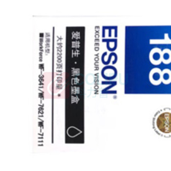 爱普生 EPSON 墨盒 T1881 2200页 (黑色)