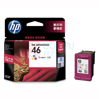 惠普 HP 墨盒 CZ638AA 46号 750页 (彩色)