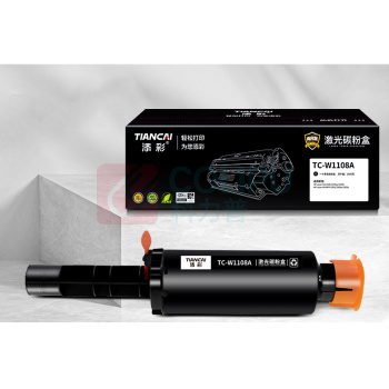 添彩 商用装企业版 激光碳粉盒 TC-W1108A 2500页 (黑色) 适用惠普HP 108a Laser NS1020 1020w 1020c MFP1005/w/c打印机
