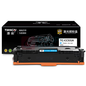 添彩 硒鼓 TC-CC531A 2800页 (蓝色) 带芯片