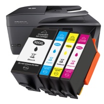 绘威 墨盒 905XL (四色套装) 适用惠普6960墨盒 6950 6969 6970 hp officejet pro 6960打印机墨盒