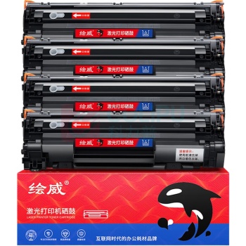 绘威 硒鼓 CC388X 14000页 (黑色) 4支/套