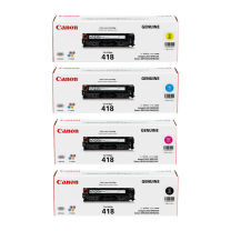 佳能 CANON 硒鼓四色一套(适用于iC MF8380Cdw/iC MF8350Cdn/iC MF8580Cdw/iC MF727Cdw) CRG-418
