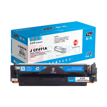 劲彩 硒鼓 J CF411A 2300页 (蓝色) 适用HP Color LaserJet Pro M452/M377/M477/Canon iC MF735Cx/iC MF732Cdw/LBP654Cx /LBP653Cdw