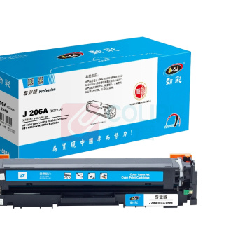 劲彩 硒鼓 J 206A(W2111A) 1250页 (蓝色) 适用HP Color LaserJet Pro M255dw/M255nw/MFP M282nw/M283fdn/M283fdw