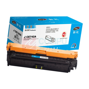 劲彩 硒鼓 J CE742A 7300页 (黄色) 适用HP LaserJet CP5225