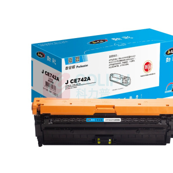 劲彩 硒鼓 J CE742A 7300页 (黄色) 适用HP LaserJet CP5225