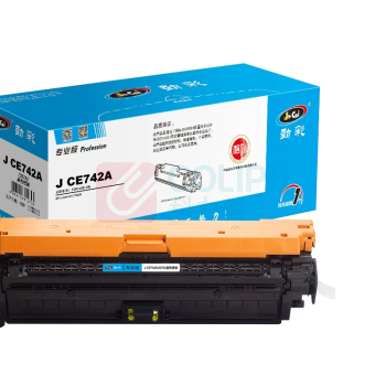劲彩 硒鼓 J CE742A 7300页 (黄色) 适用HP LaserJet CP5225