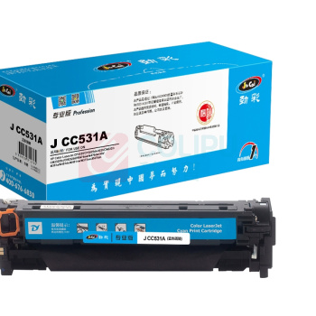 劲彩 硒鼓 J CC531A 2800页 (蓝色) 适用HP Color LaserJet CP2025/CP2025dn/2020等