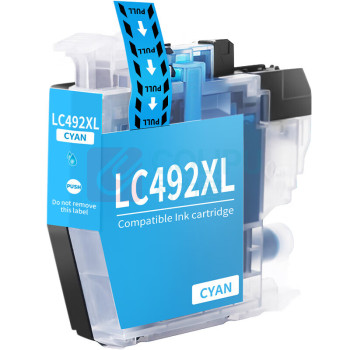 绘威 墨盒 LC492XL 1500页 (青色) 适用兄弟MFCJ2340DW MFCJ3540DW MFCJ3940DW brother打印机墨盒