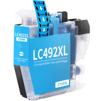 绘威 墨盒 LC492XL 1500页 (青色) 适用兄弟MFCJ2340DW MFCJ3540DW MFCJ3940DW brother打印机墨盒