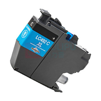 绘威 墨盒 LC492XL 1500页 (青色) 适用兄弟MFCJ2340DW MFCJ3540DW MFCJ3940DW brother打印机墨盒