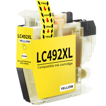 绘威 墨盒 LC492XL 1500页 (黄色) 适用兄弟MFCJ2340DW MFCJ3540DW MFCJ3940DW brother打印机墨盒