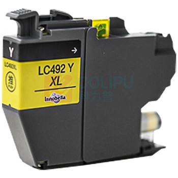 绘威 墨盒 LC492XL 1500页 (黄色) 适用兄弟MFCJ2340DW MFCJ3540DW MFCJ3940DW brother打印机墨盒
