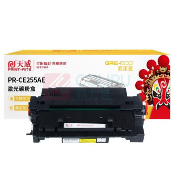 天威 PRINT-RITE 激光碳粉盒 PR-CE255AE 6000页 (黑色) 商用装 TRHF73BPSYJ CF