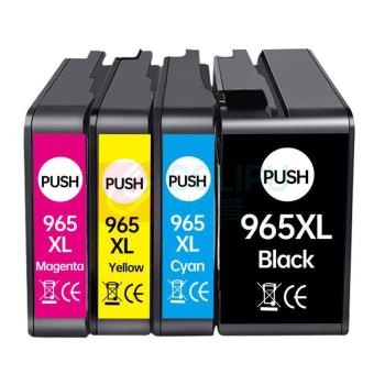 绘威 墨粉 965XL 四色套装 适用hp惠普9020 9010 9019打印机墨粉officejet pro 9012 9016 9026 9028 9018墨粉 9000页