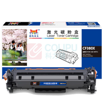 扬帆耐立 YFHC 碳粉盒 CF380X (黑色) 高容 带芯片 4400页(A4,5%)适用惠普HP Color LaserJet MFP M476