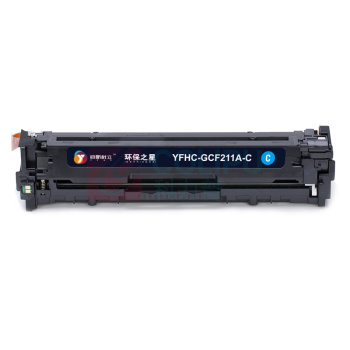 扬帆耐立 YFHC 硒鼓 CF211A(131A) 环保之星系列 1800页(A4 5%) 适用惠普HP Laserjet Pro 200 color M251n 251nw MFP M276n fn nw fnw等 (兰色(青色))