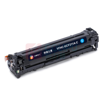 扬帆耐立 YFHC 硒鼓 CF211A(131A) 环保之星系列 1800页(A4 5%) 适用惠普HP Laserjet Pro 200 color M251n 251nw MFP M276n fn nw fnw等 (兰色(青色))