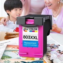 绘威 彩色墨盒 803XXL 升级版 (显墨量) 适用惠普HP Deskjet 1112 2131 1111 2132 2621 2622 2623 2628打印机