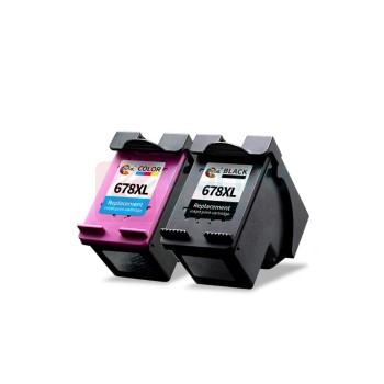 绘威 黑彩墨盒套装 678XL  适用惠普HP DeskJet 1018 1518 2515 2548 2648 3515 3548 4518 4648打印机墨盒
