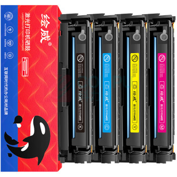 绘威 易加粉硒鼓套装 W2040X (带芯片) (四色) 适用惠普HP M454dn M454nw M454dw墨盒M479dw M479fnw碳粉盒