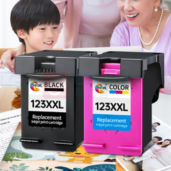 绘威 黑彩墨盒套装 123XXL  适用惠普HP 2130 2131 2132 1112 2630 2632 2633 2652 5020 5030 5055 5220打印机墨盒