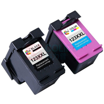 绘威 黑彩墨盒套装 123XXL  适用惠普HP 2130 2131 2132 1112 2630 2632 2633 2652 5020 5030 5055 5220打印机墨盒