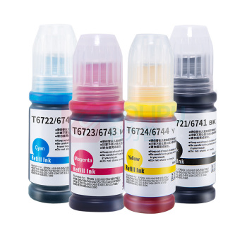 绘威 墨水套装 T6721-T6724 (四色) 适用爱普生L101 L1300 L301 L310 L313 L351 L360 L365 L380 L383 L405 L551 T6721-T6724