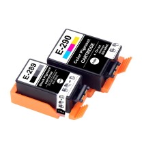 绘威 黑彩墨盒套装 T289/T290  适用爱普生Epson WF-100 WF-110打印机墨盒 墨水