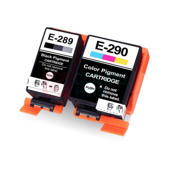 绘威 黑彩墨盒套装 T289/T290  适用爱普生Epson WF-100 WF-110打印机墨盒 墨水