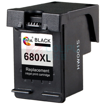 绘威 墨盒 680XL升级版 2只/盒(1000页) (黑色) 适用惠普HP680黑色墨盒2只装