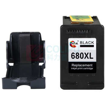 绘威 墨盒 680XL升级版 2只/盒(1000页) (黑色) 适用惠普HP680黑色墨盒2只装