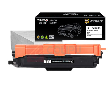 添彩 粉盒 TC-TN281BK 2500页 (黑色) 带芯片