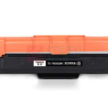 添彩 粉盒 TC-TN281BK 2500页 (黑色) 带芯片