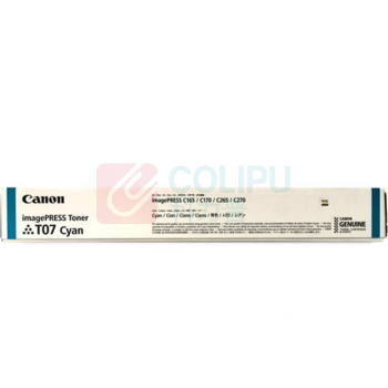 佳能 CANON 原装墨粉,C165 C270数码印刷机 打印机碳粉 T07C (青色墨粉(G))