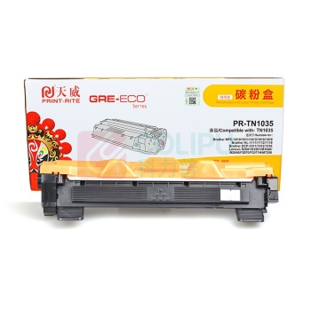 天威 PRINT-RITE 激光碳粉盒 PR-BRO TN1035/LEN LT201E TFB293BPSYJ 1500页 (黑色) 粉盒*1 商用装 闪加粉