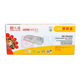 天威 PRINT-RITE 激光碳粉盒 PR-BRO TN1035/LEN LT201E TFB293BPSYJ 1500页 (黑色) 粉盒*1 商用装 闪加粉