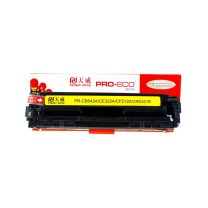 天威 PRINT-RITE 激光碳粉盒 PR-CB542A/CE322A/CF212AR TRHF01YPEJ 1400页 (黄色) 专业装 带芯片