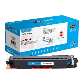 劲彩 粉盒 J CE311A(CF351A) 1000页 (黑色) 专业版 鼓粉分离