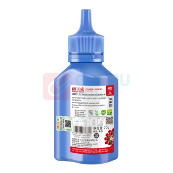 天威 PRINT-RITE 瓶装碳粉 HP-388A/435A/436A TJH458BPRJ/TJH578BPRJ 70克 (黑色) 专业装-加黑碳粉