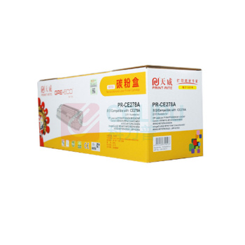 天威 PRINT-RITE 激光碳粉盒 PR-CE278AE TRH820BPSYJ 2100页 (黑色) 商用装 带芯片