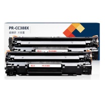 天威 PRINT-RITE 激光碳粉盒 PR-CC388X AE TFH710BPSYJ 3000页*2 (黑色) 商用装 双支装 带芯片