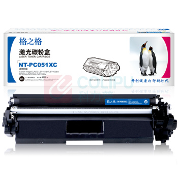 格之格 激光碳粉盒 NT-PC051XC CRG051H 4000页 (黑色) 标准版 鼓粉一体